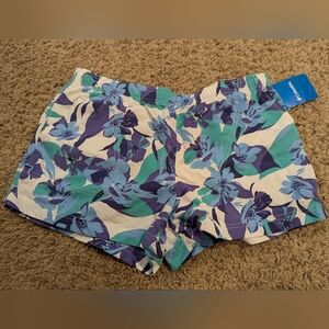 Nwt Columbia Floral Swim Shorts